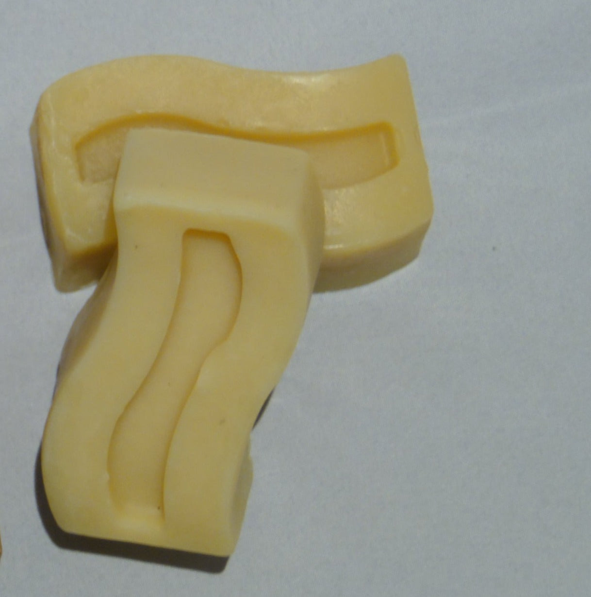 Cecile's handmade Cocoa Butter Soap swish bar. Tea tree and lemongrass essential oil