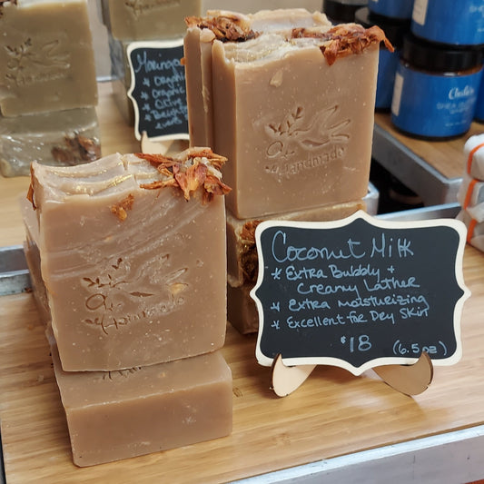 Ceciles coconut milk soap for dry kin, eczema