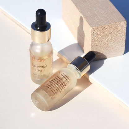 Cecile's Essential Elixir Hydrating Serum for melanin rich, dry and sensitive skin.